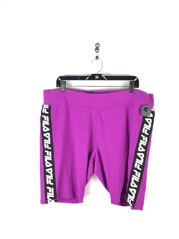 Athletic Shorts By Fila In Purple, Size: 3x For Discount