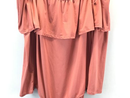 Bodysuit By Clothes Mentor In Peach, Size: Xl Online