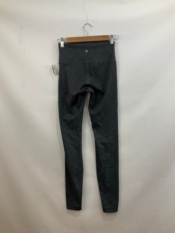 Athletic Leggings By Lululemon In Grey, Size: 4 Hot on Sale