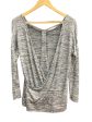 Athletic Top Long Sleeve Collar By Athleta In Grey, Size: S Sale