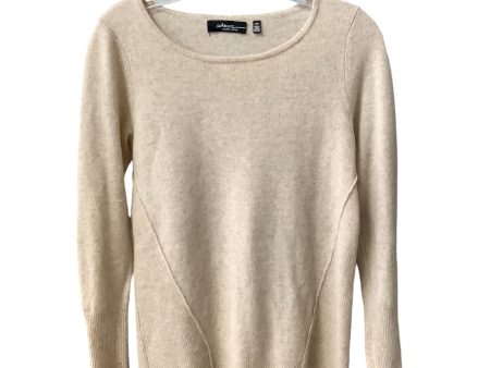 Sweater Cashmere By Saks Fifth Avenue In Beige, Size: Petite   S For Sale