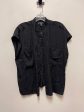 Blouse Short Sleeve By Banana Republic In Black, Size: Xl on Sale