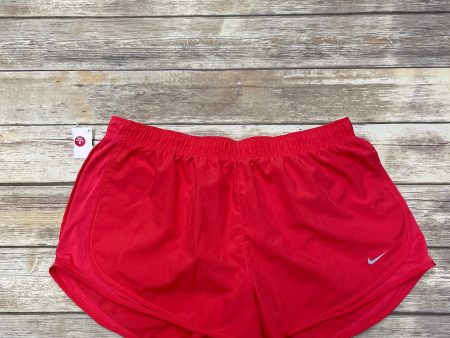 Athletic Shorts By Nike In Coral, Size: Xxl For Sale