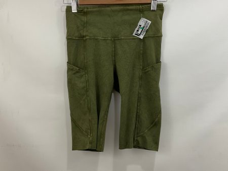 Athletic Shorts By Lululemon In Green, Size: 4 For Discount