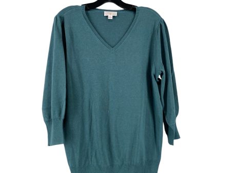 Sweater By Belle By Kim Gravel In Teal, Size: M Fashion