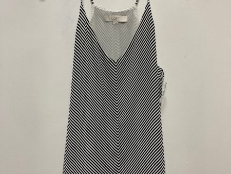 Top Sleeveless By Loft In Striped Pattern, Size: M on Sale