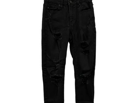 Jeans Skinny By Kancan In Black Denim, Size: 0 Online now