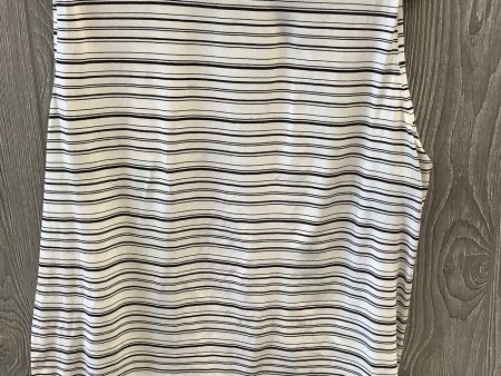 Athletic Tank Top By Lululemon In Black & White, Size: 12 For Sale