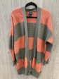 Sweater Cardigan By Daytrip In Green & Orange, Size: L Online Sale