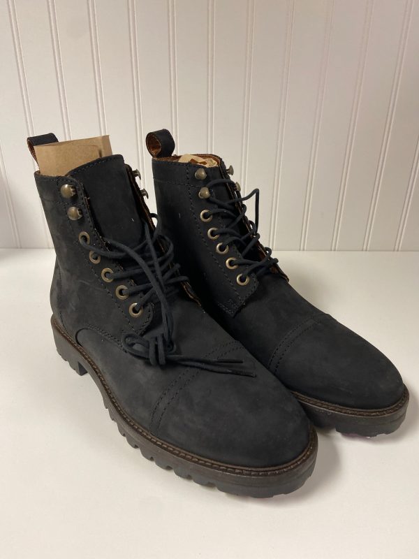 Black Boots Combat Clothes Mentor, Size 10.5 For Discount