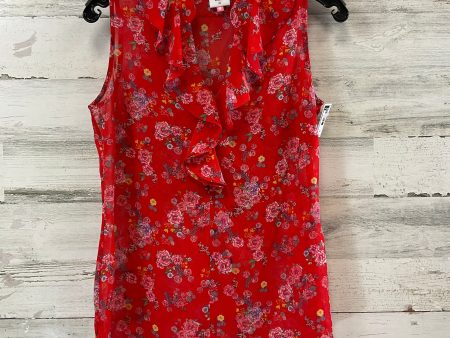 Top Sleeveless By Cabi In Red, Size: Xs For Sale