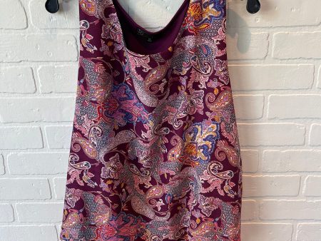 Top Sleeveless By Diane Gilman In Pink & Purple, Size: 1x For Sale