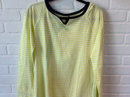 Athletic Top Long Sleeve Crewneck By Talbots In Yellow, Size: M Supply