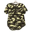 Athletic Top Ss By Lululemon In Camouflage Print, Size:S Online now