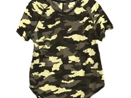 Athletic Top Ss By Lululemon In Camouflage Print, Size:S Online now