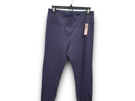 Athletic Leggings By Victorias Secret In Purple, Size: L Cheap