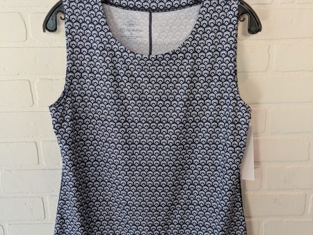 Athletic Tank Top By Talbots In Blue & White, Size: M For Sale