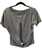 Athletic Top Short Sleeve By Alo In Grey, Size: M Cheap