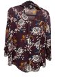 Blouse 3 4 Sleeve By By & By In Floral Print, Size: Xl Online