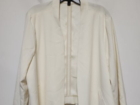 Blazer By Torrid In Cream, Size: 2x Online Sale