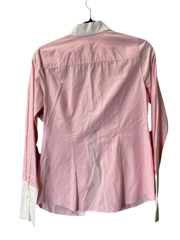 Blouse Long Sleeve By J. Crew In Pink, Size: Xs on Sale