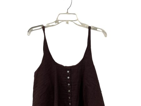 Top Sleeveless By Zara In Brown, Size: L For Discount