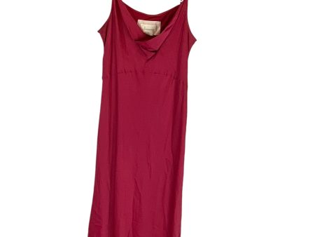 Dress Casual Maxi By Anthropologie In Pink, Size: L For Sale