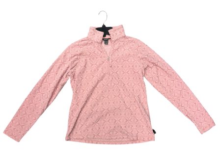 Athletic Top Long Sleeve Collar By Eddie Bauer In Pink, Size: S Online now