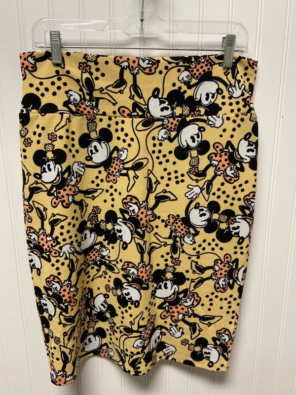 Skirt Midi By Lularoe In Yellow, Size: L on Sale