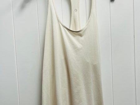 Athletic Tank Top By Lululemon In Cream, Size: L Cheap