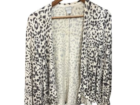 Cardigan By Chicos In Animal Print, Size: M Supply