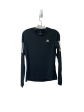 Athletic Top Long Sleeve Collar By Adidas In Black, Size: Xs Fashion