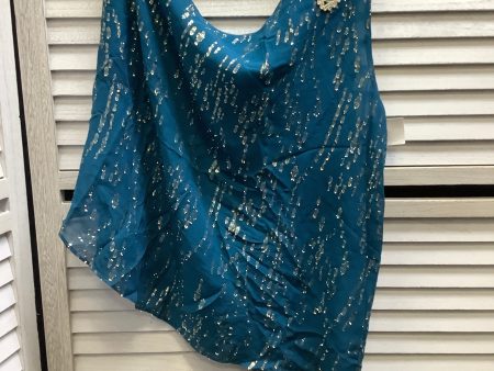 Top Sleeveless By Lilly Pulitzer In Teal, Size: 10 For Sale