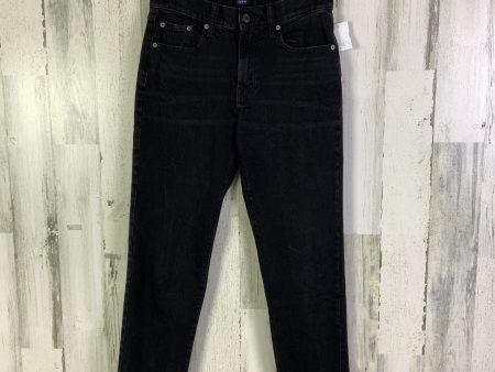 Jeans Skinny By Gap In Black Denim, Size: 2 Sale