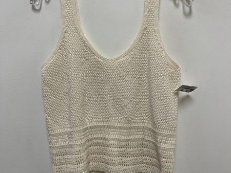 Top Sleeveless By Wishlist In Cream, Size: L Cheap