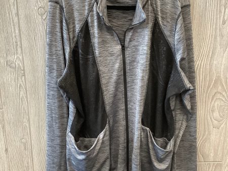 Athletic Jacket By Maurices In Grey, Size: 2x Discount