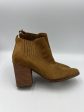 Boots Ankle Heels By Ana In Brown, Size: 9 For Discount