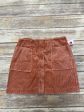 Skirt Mini & Short By Cmf In Orange, Size: M Discount