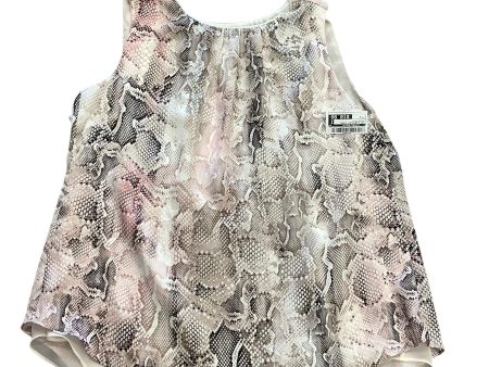 Top Sleeveless Basic By Clothes Mentor In Animal Print, Size: L Fashion