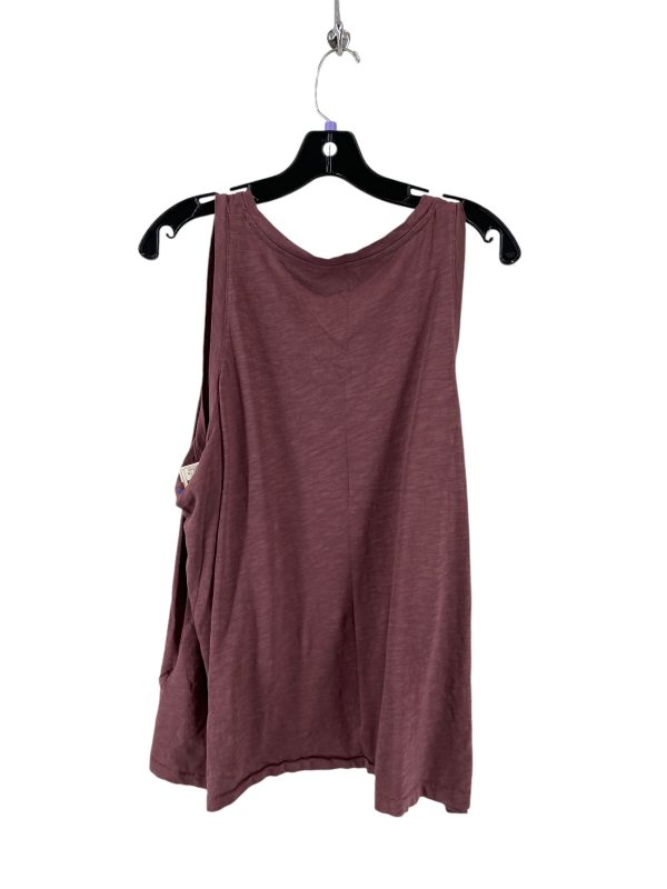 Top Sleeveless By Madewell In Purple, Size: 1x Fashion