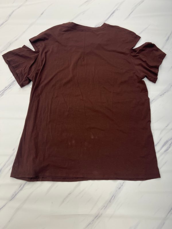 Athletic Top Short Sleeve By Lululemon In Brown, Size: Xl Online Hot Sale