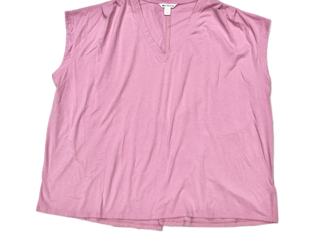 Athletic Top Short Sleeve By Athleta In Pink, Size: 2x Cheap