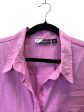 Blouse Long Sleeve By New York And Co In Pink, Size: Xl Hot on Sale