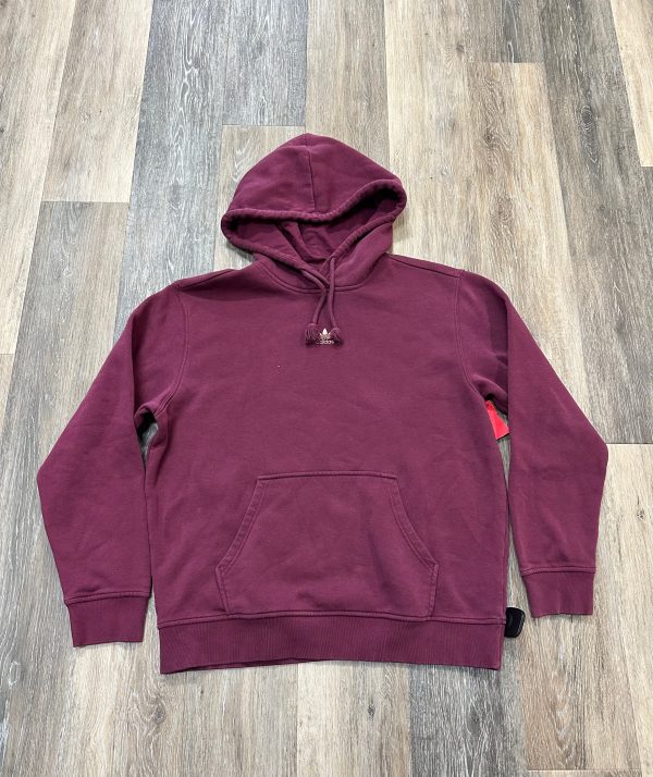 Athletic Sweatshirt Hoodie By Adidas In Red, Size: M Online Hot Sale