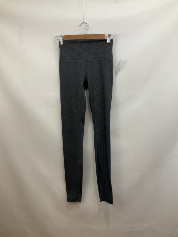 Athletic Leggings By Lululemon In Grey, Size: 4 Hot on Sale