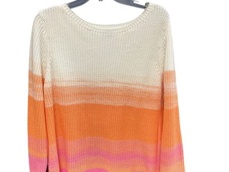 Sweater By Talbots In Orange & Pink, Size: 2x Fashion