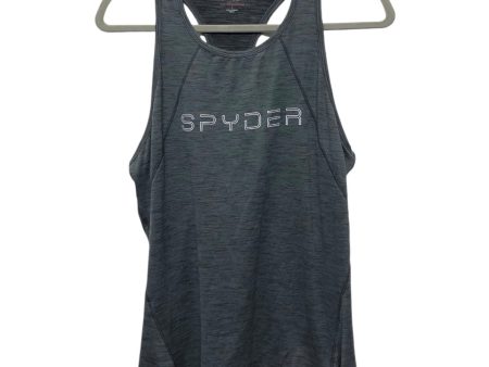 Athletic Tank Top By Spyder In Grey, Size: L For Sale