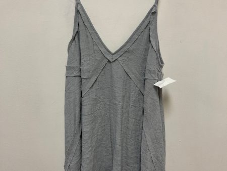 Top Sleeveless By Wishlist In Grey, Size: L For Sale