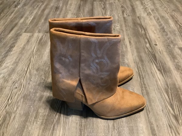 Boots Western By Soda In Tan, Size: 10 Online now