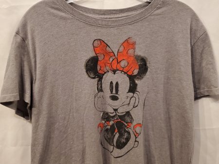 Grey Top Short Sleeve Disney Store, Size L on Sale